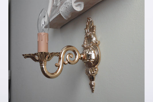 Applique Via Crucis in Ottone Altezza 22 Centimetri
