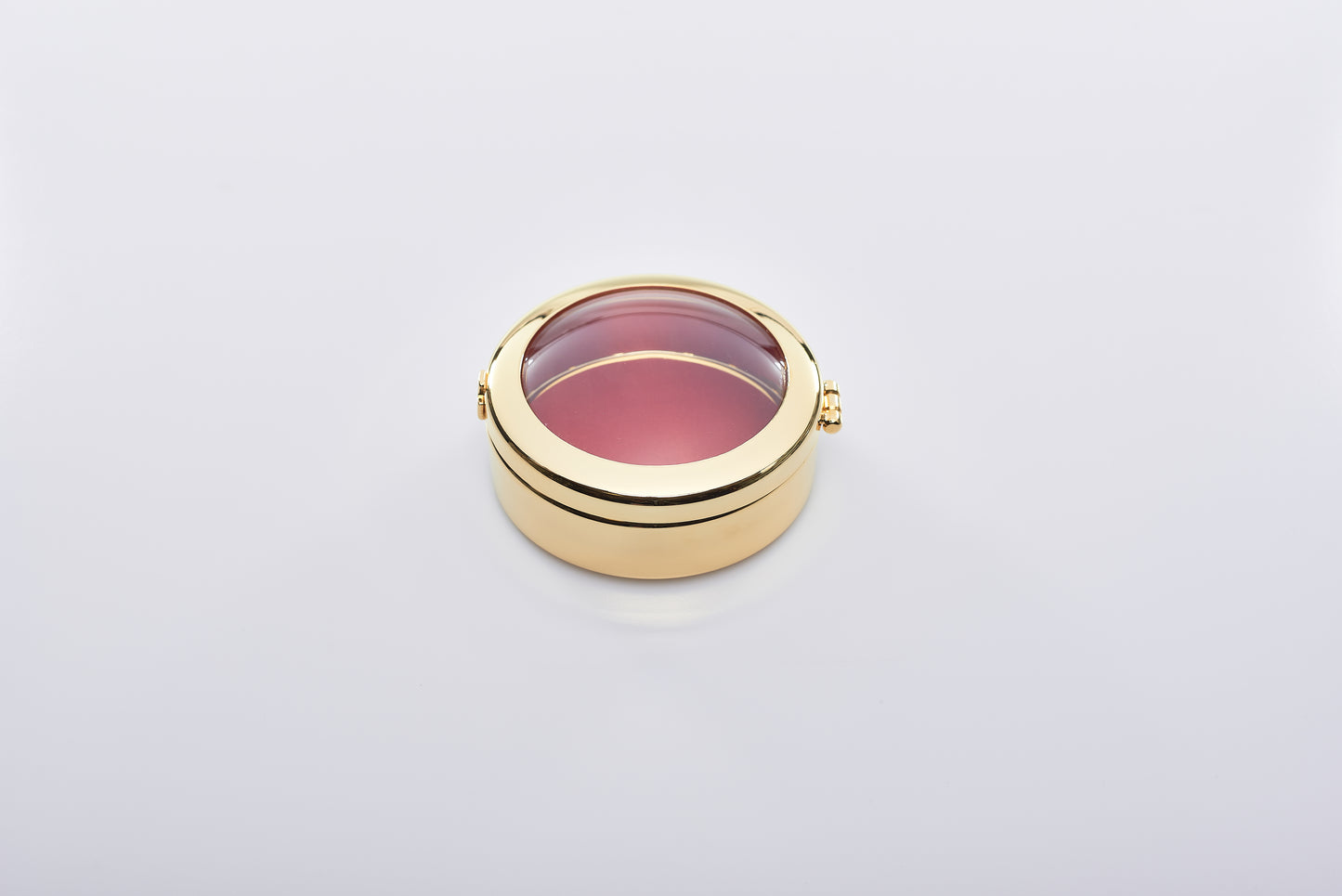 Reliquiario Semplice in Ottone Dorato
