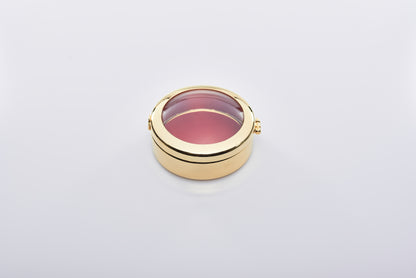 Reliquiario Semplice in Ottone Dorato