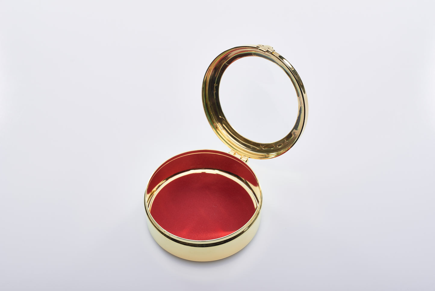 Reliquiario Semplice in Ottone Dorato