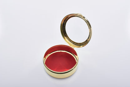 Reliquiario Semplice in Ottone Dorato