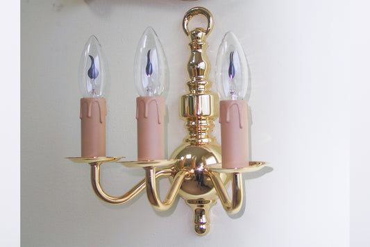 Applique Via Crucis in Ottone Altezza 27 Centimetri