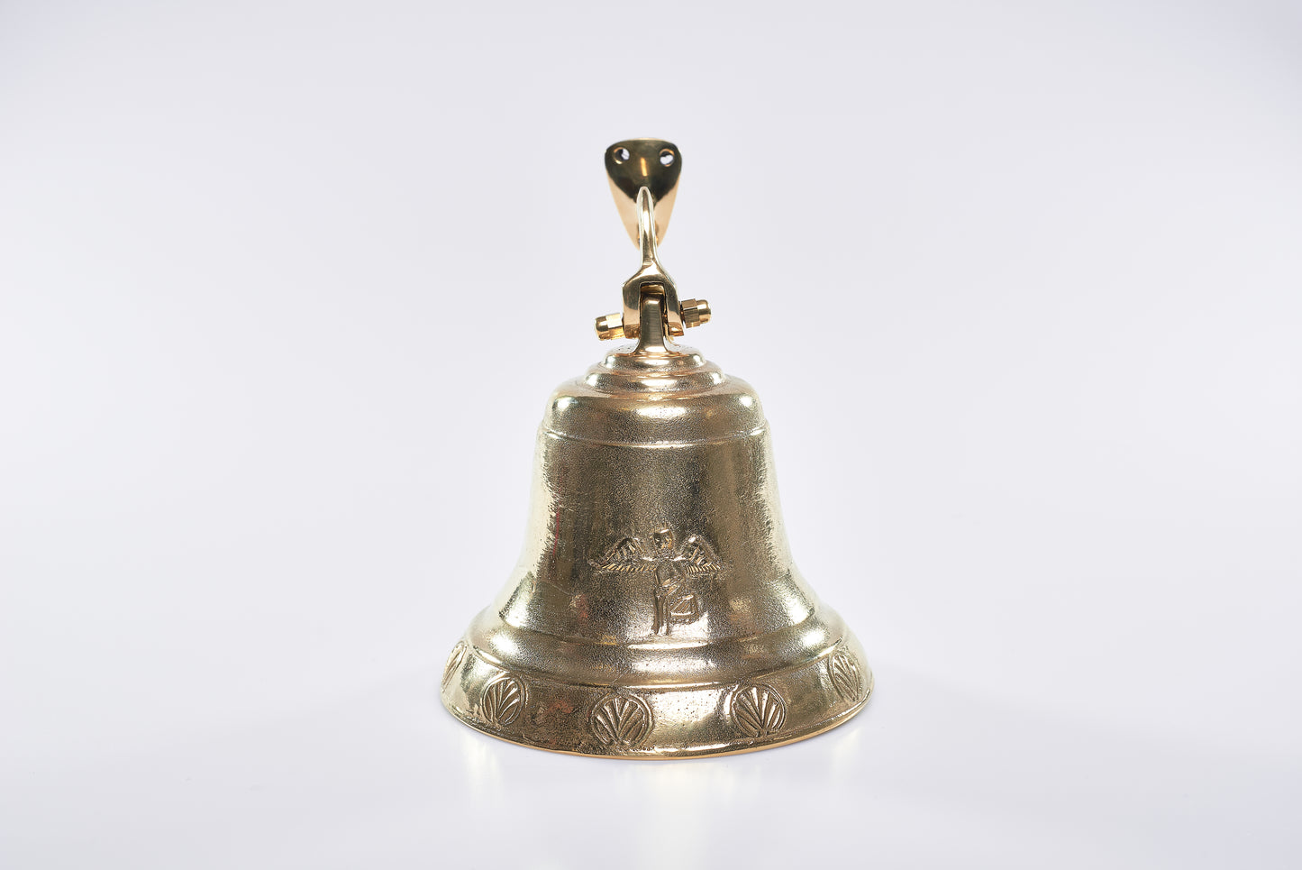 Campana in Ottone con Attacco a Muro Altezza 18 Centimetri
