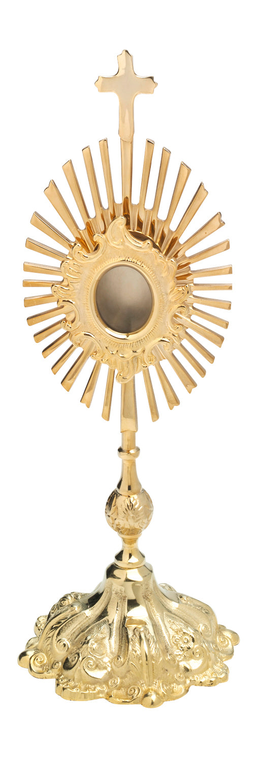Reliquiario Dorato da Appoggio Altezza 35 cm