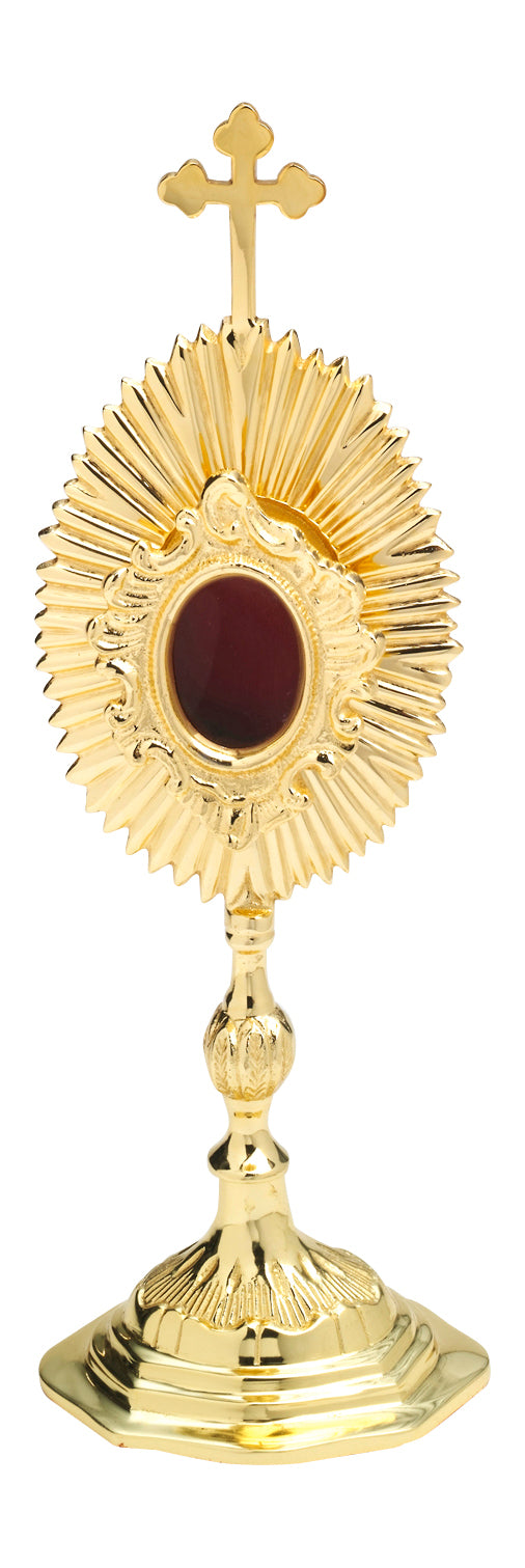 Reliquiario Dorato da Appoggio Altezza 22 cm