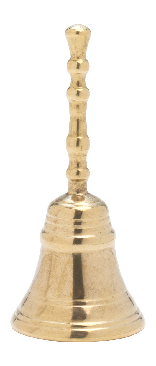 Campanello Liturgico in Ottone Mini Dorato Altezza 12 cm