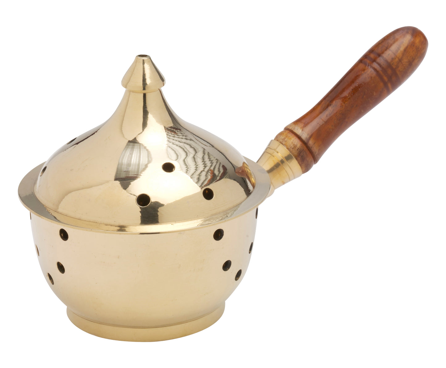 Padella Brucia Incenso in Ottone Dorato Diametro 9 cm