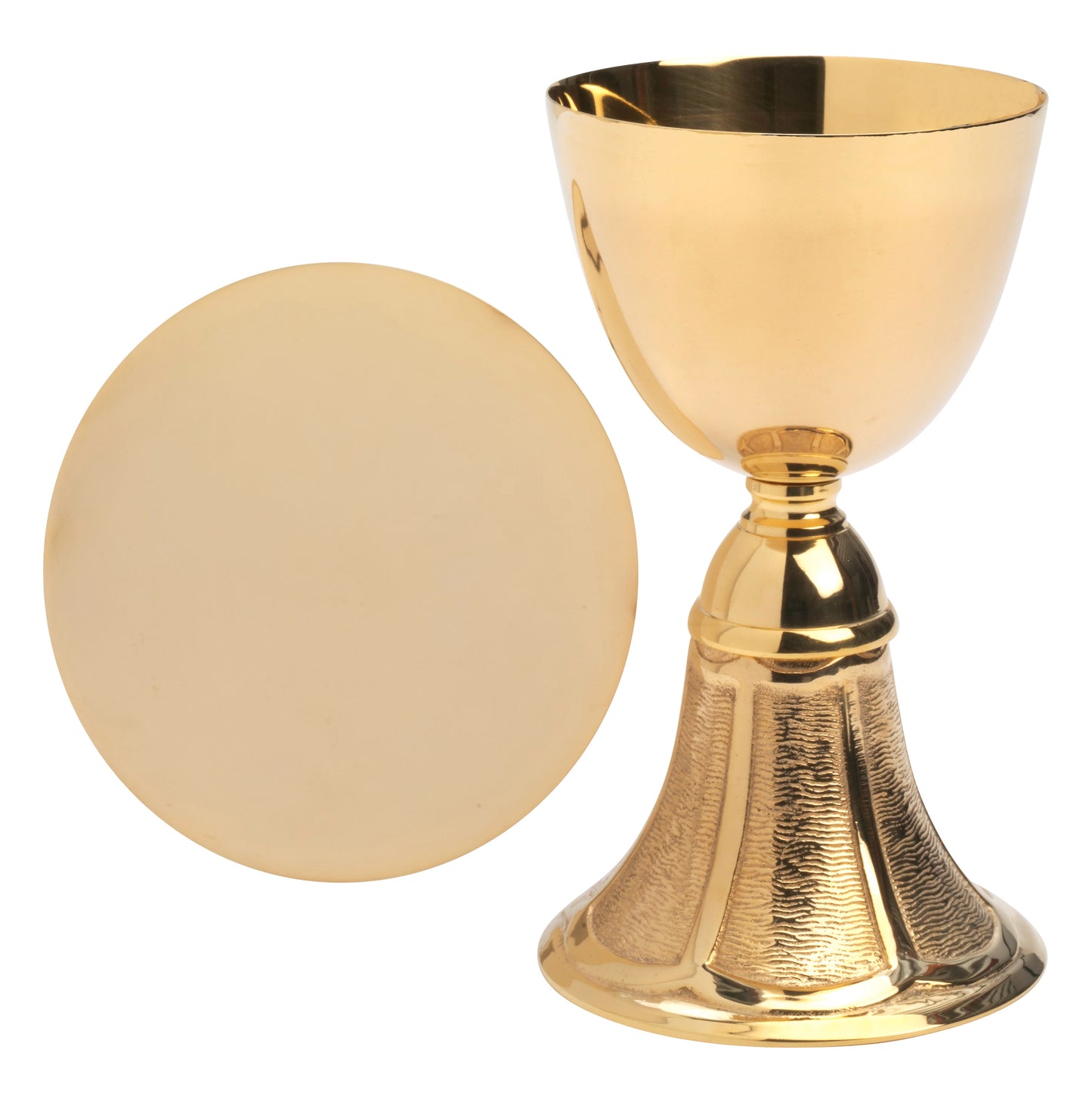 Calice in Ottone Dorato Altezza 18,5 cm