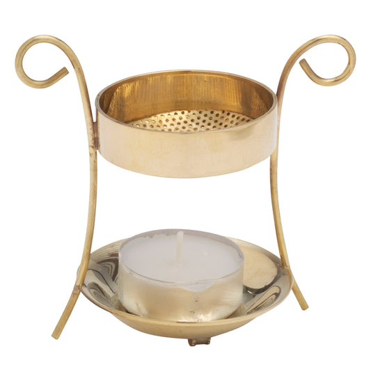 Brucia Incenso Dorato Altezza 8 cm