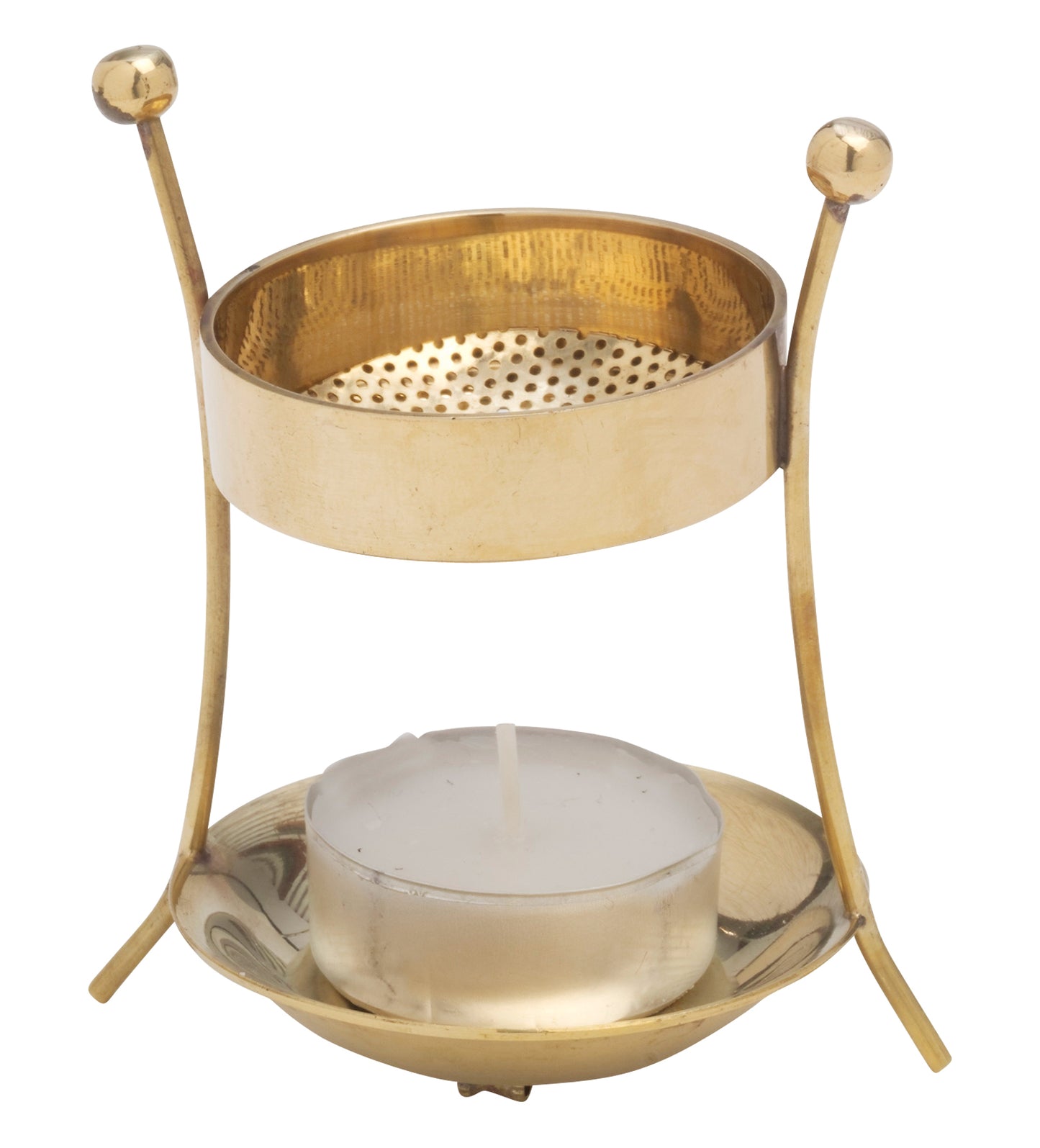 Brucia Incenso Dorato Altezza 8 cm