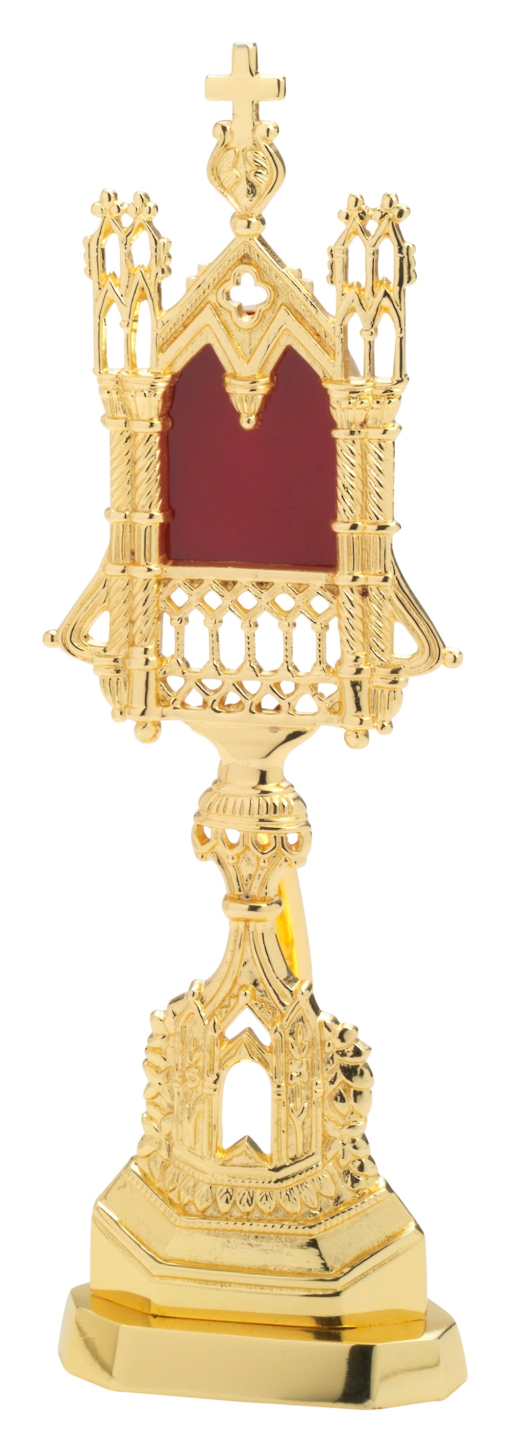 Reliquiario Dorato da Appoggio Altezza 28 cm