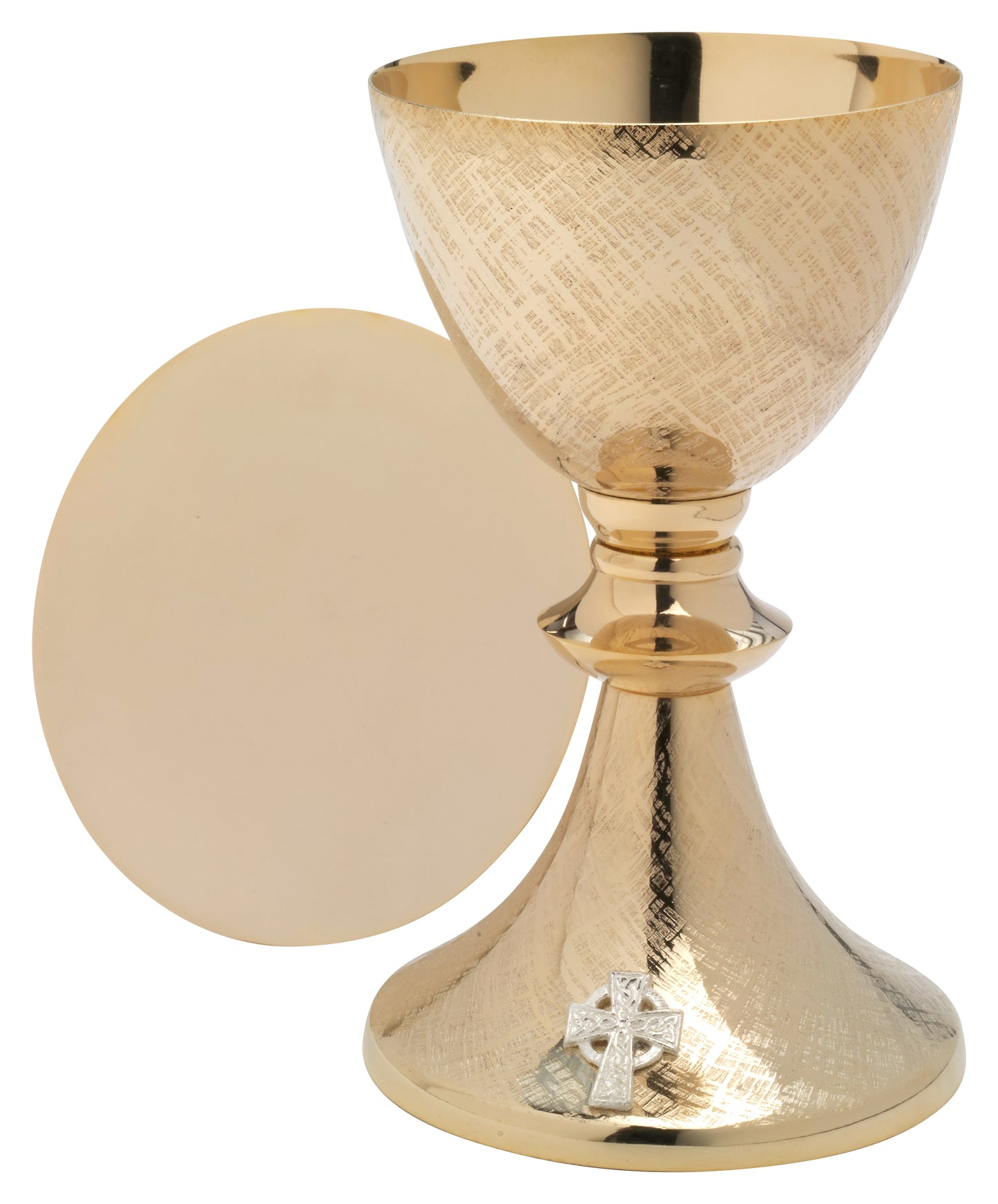 Calice in Ottone Dorato Altezza 20 cm