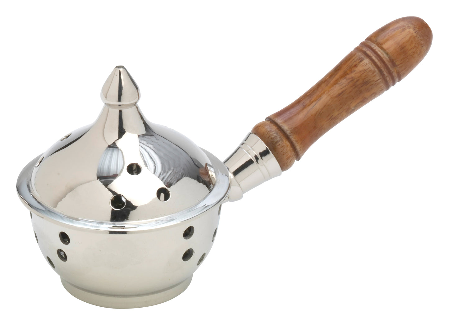 Padella Brucia Incenso in Ottone Argentato Diametro 7 cm