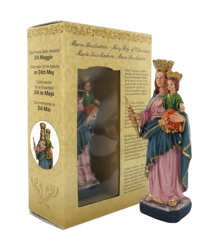 Statuetta in Confezione Regalo Madonna Ausiliatrice 12 Centimetri