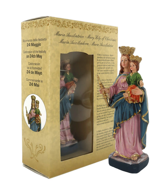 Statuetta in Confezione Regalo Madonna Ausiliatrice 12 Centimetri