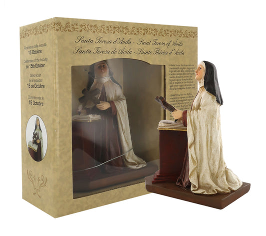 Statuetta in Confezione Regalo Santa Teresa d'Avila 12 Centimetri