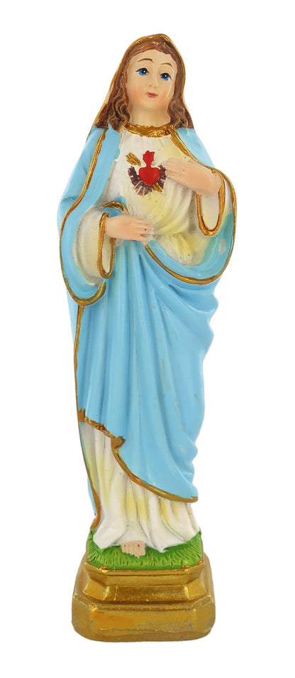 Statuetta in Confezione Regalo Madonna Sacro Cuore di Maria 12 Centimetri