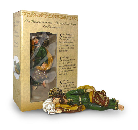 Statuetta in Confezione Regalo San Giuseppe Dormiente 12 Centimetri