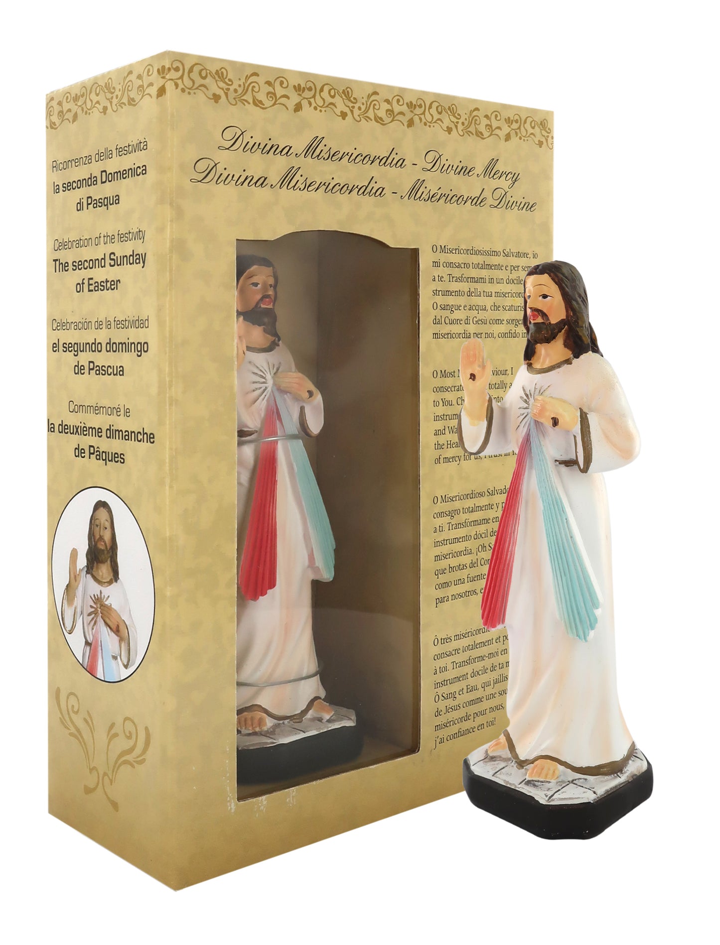Statuetta in Confezione Regalo Gesù Misericordioso 12 Centimetri