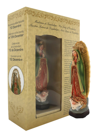 Statuetta in Confezione Regalo Madonna Guadalupe 12 Centimetri