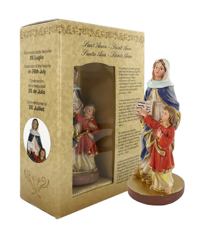 Statuetta in Confezione Regalo Sant'Anna 12 Centimetri
