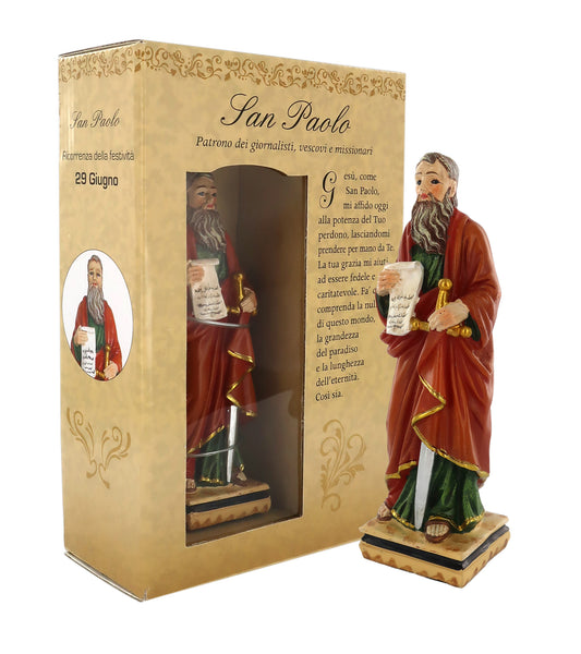 Statuetta in Confezione Regalo San Paolo 12 Centimetri