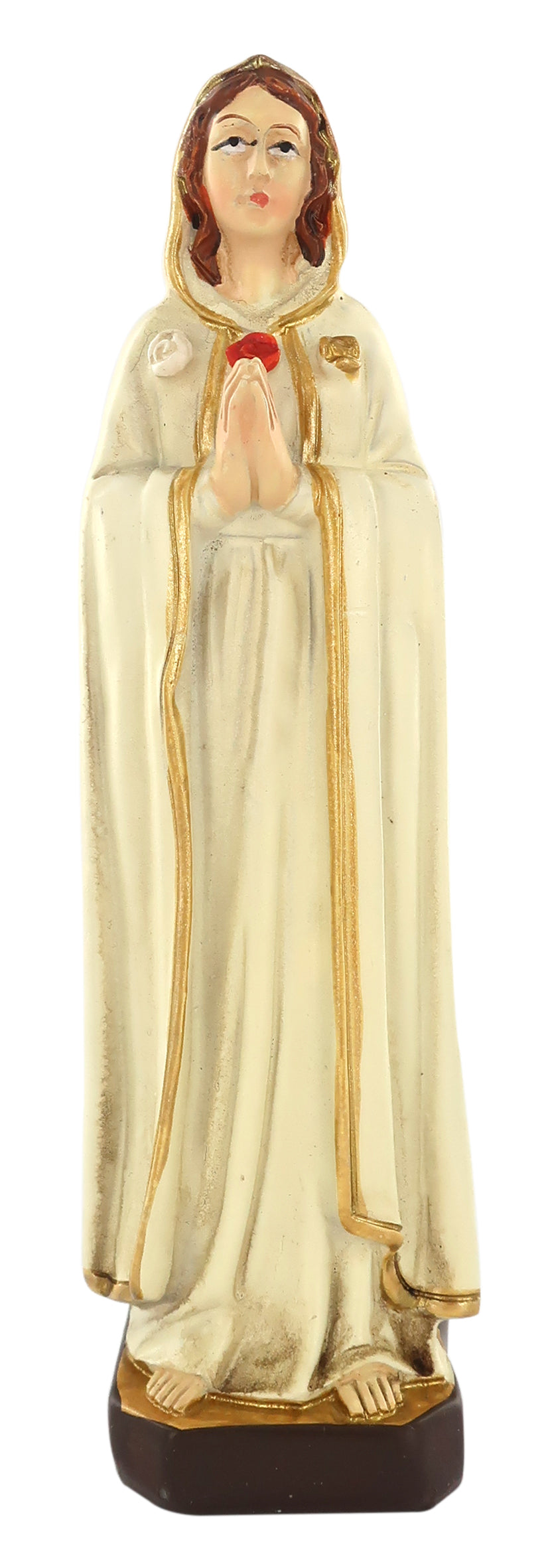 Statuetta in Confezione Regalo Madonna Maria Rosa Mistica 12 Centimetri