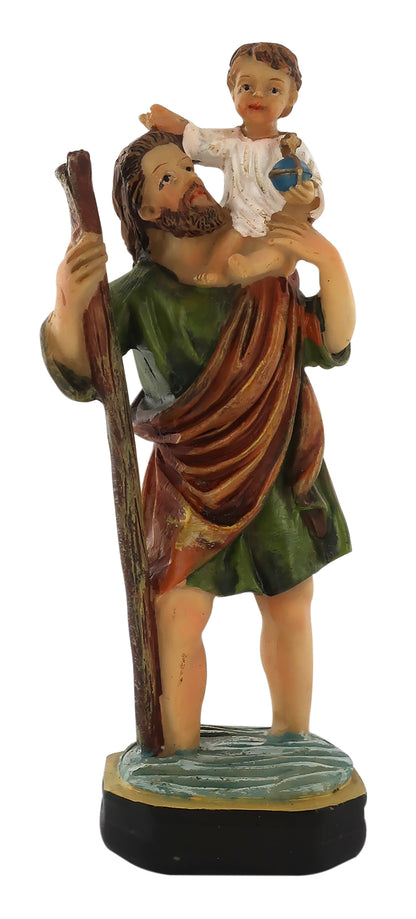 Statuetta in Confezione Regalo San Cristoforo 12 Centimetri