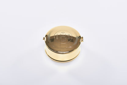 Scatola Porta Ostie con Lunetta Diametro 9 Centimetri