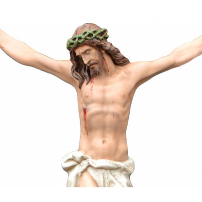 Statua Corpo di Cristo 90x95 cm in Vetroresina