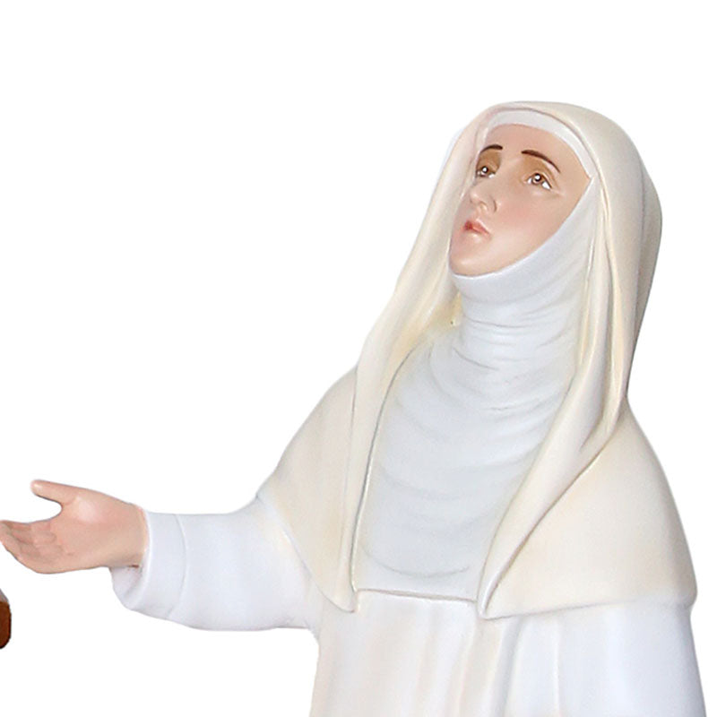 Statua Madonna Pompei 85 cm Personaggi 45x30 cm in Vetroresina