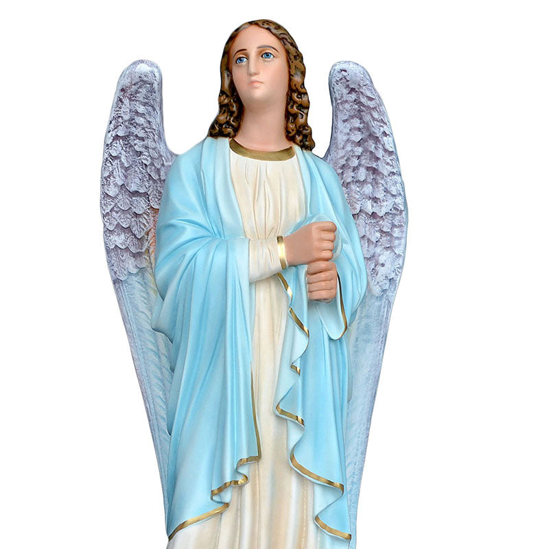 Statue Angeli Porta Candelabri Coppia 110 cm in Resina