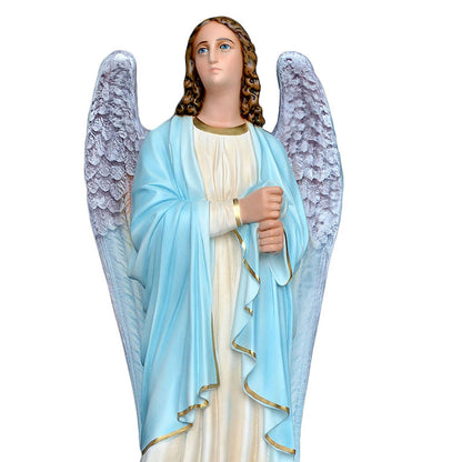 Statue Angeli Porta Candelabri Coppia 110 cm in Resina