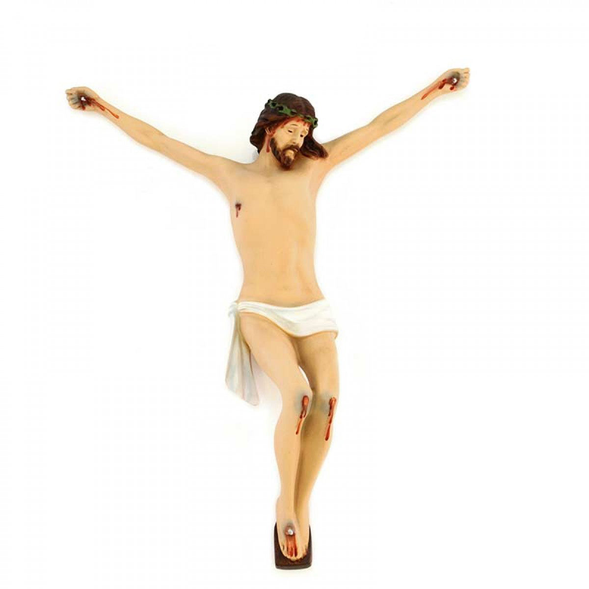Statua Corpo di Cristo 20x16 cm in Resina Piena