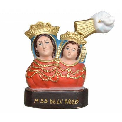 Statua Madonna Maria dell'Arco Busto 20 cm in Resina Piena 20x14 cm