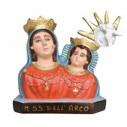 Statua Madonna Maria dell'Arco Busto 35 cm in Resina 35x35 cm
