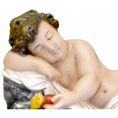 Statua Gesù Bambino Dormiente 35 cm in Resina