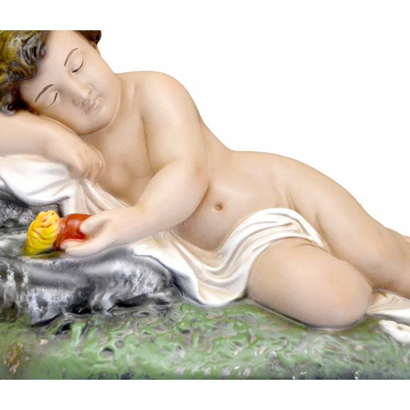 Statua Gesù Bambino Dormiente 35 cm in Resina