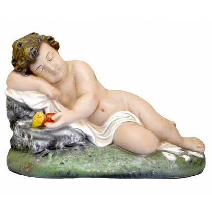 Statua Gesù Bambino Dormiente 35 cm in Resina