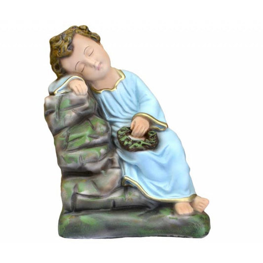 Statua Gesù Bambino Dormiente 30 cm in Resina