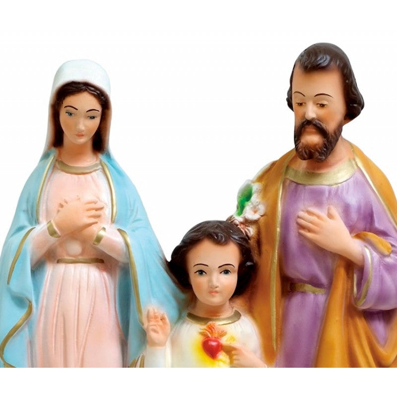Statua Sacra Famiglia 30 cm in Resina Piena