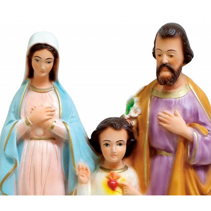 Statua Sacra Famiglia 30 cm in Resina Piena