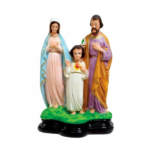 Statua Sacra Famiglia 30 cm in Resina Piena