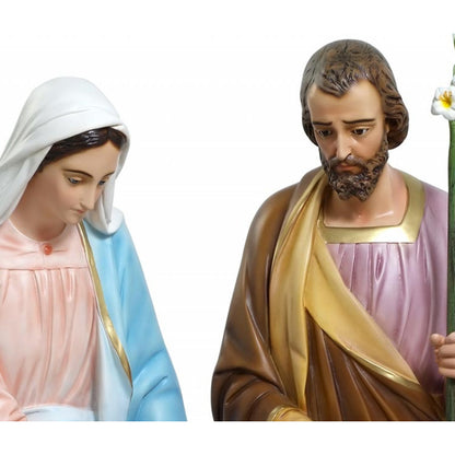 Statua Sacra Famiglia 110 cm in Vetroresina