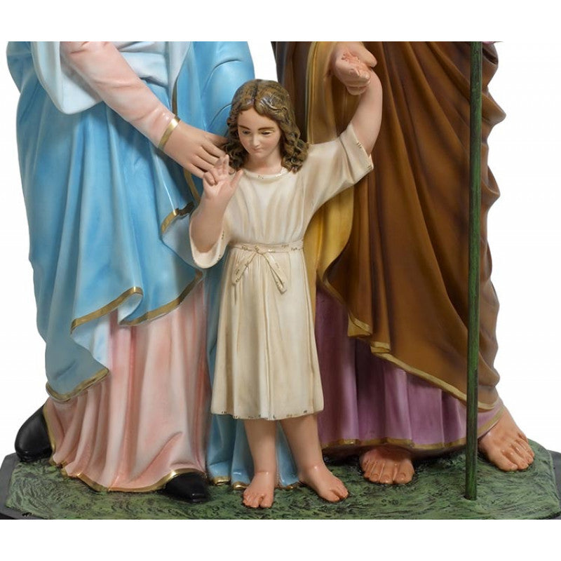 Statua Sacra Famiglia 110 cm in Vetroresina