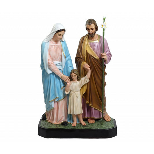 Statua Sacra Famiglia 110 cm in Vetroresina