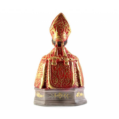 Statua San Gennaro Busto 15 cm in Resina Piena