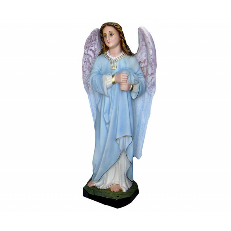 Statue Angeli Porta Candelabri Coppia 65 cm in Resina
