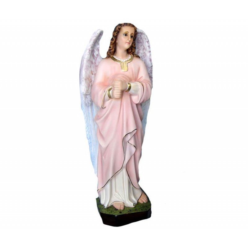 Statue Angeli Porta Candelabri Coppia 65 cm in Resina