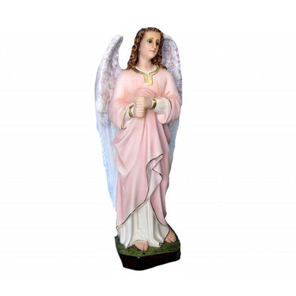 Statue Angeli Porta Candelabri Coppia 65 cm in Resina